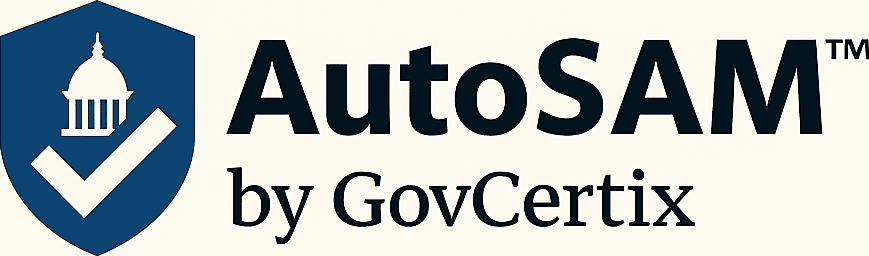 AutoSAM™ by GovCertix logo